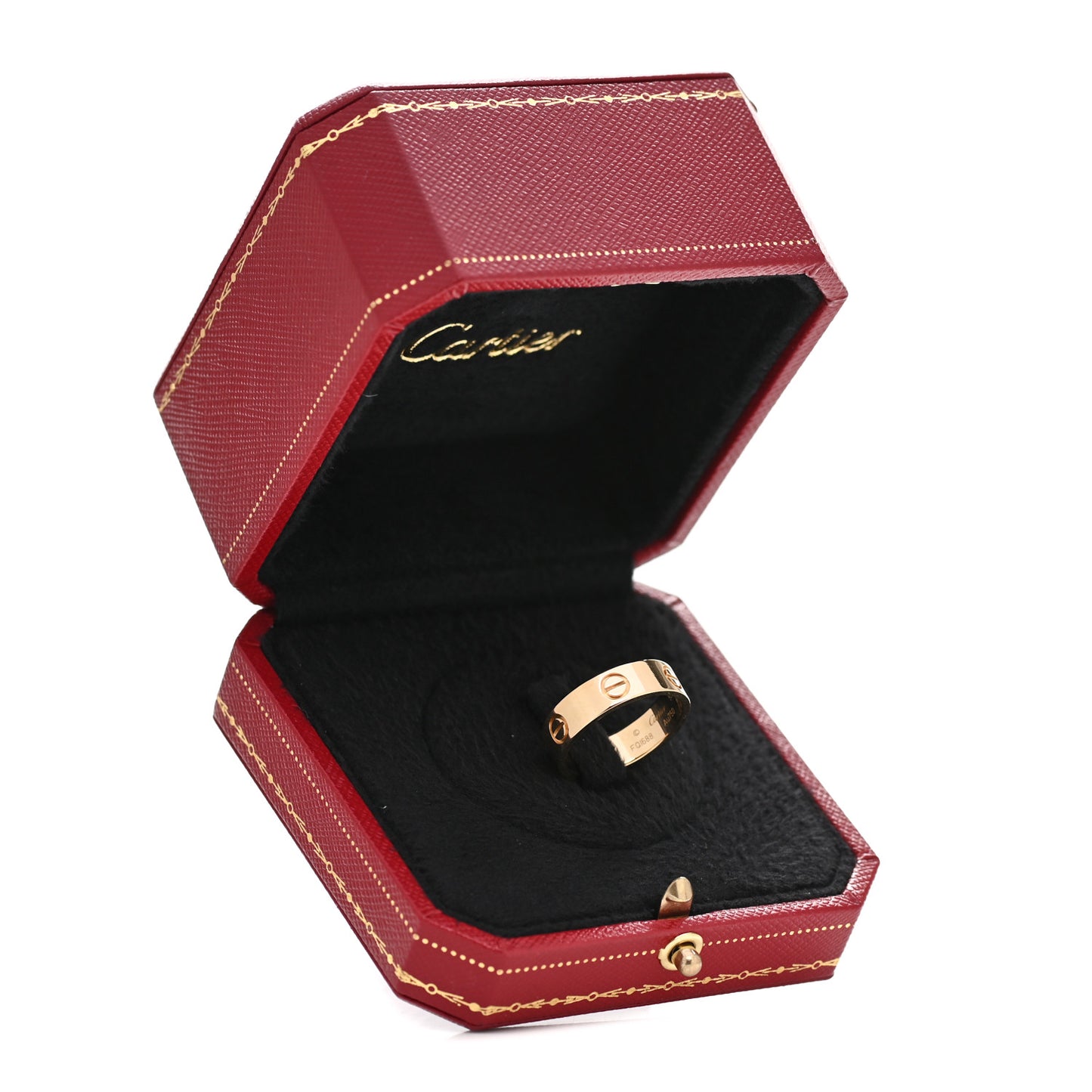 18K Yellow Gold 5.5mm LOVE Ring 55 7.25