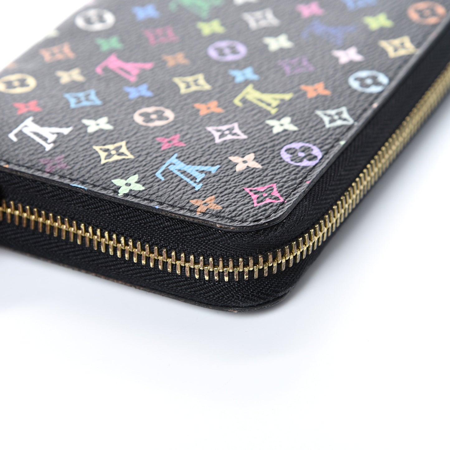 Monogram Multicolor Zippy Wallet Black Grenade