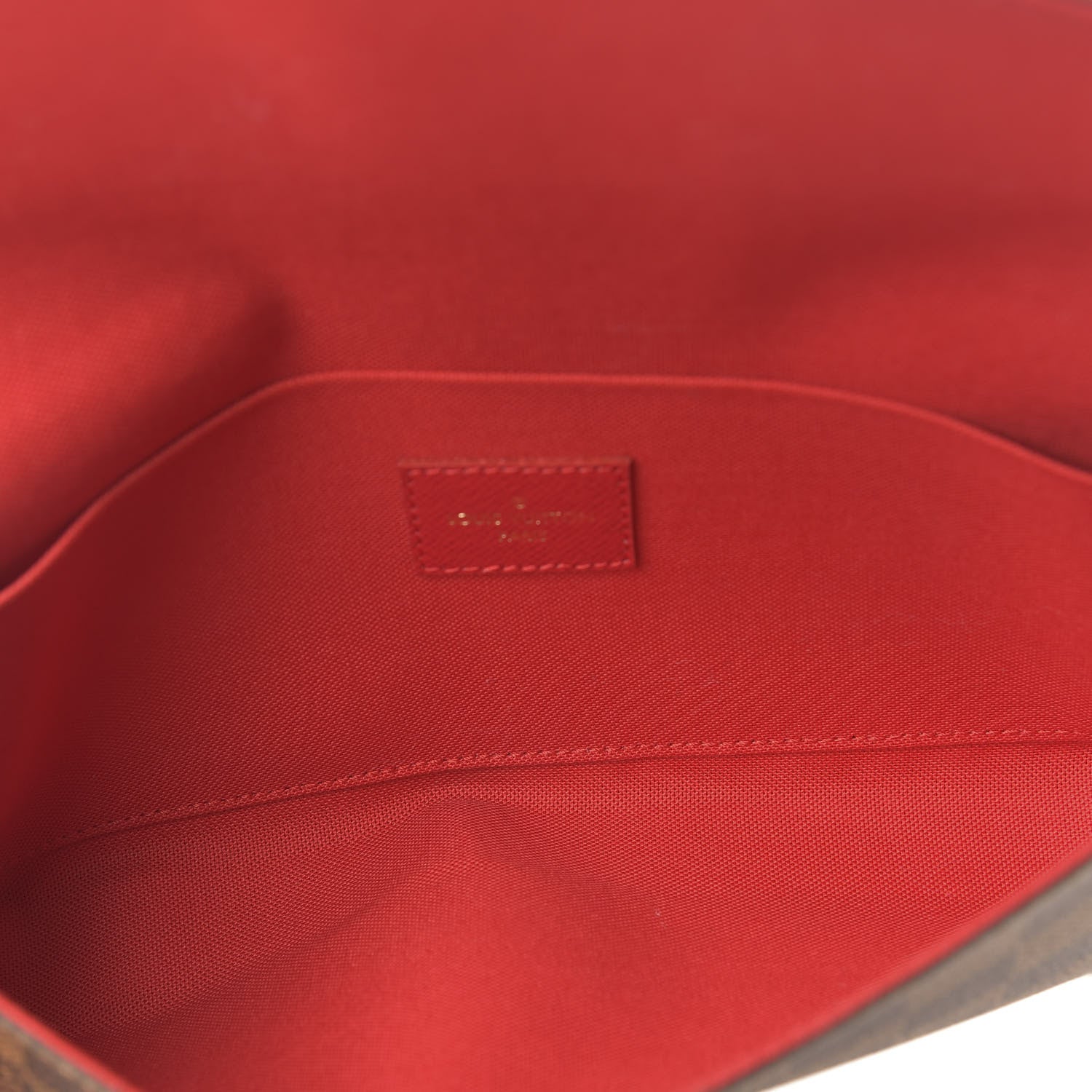 Louis Vuitton Damier Ebene Pochette Felicie Chain Wallet 5 of 11