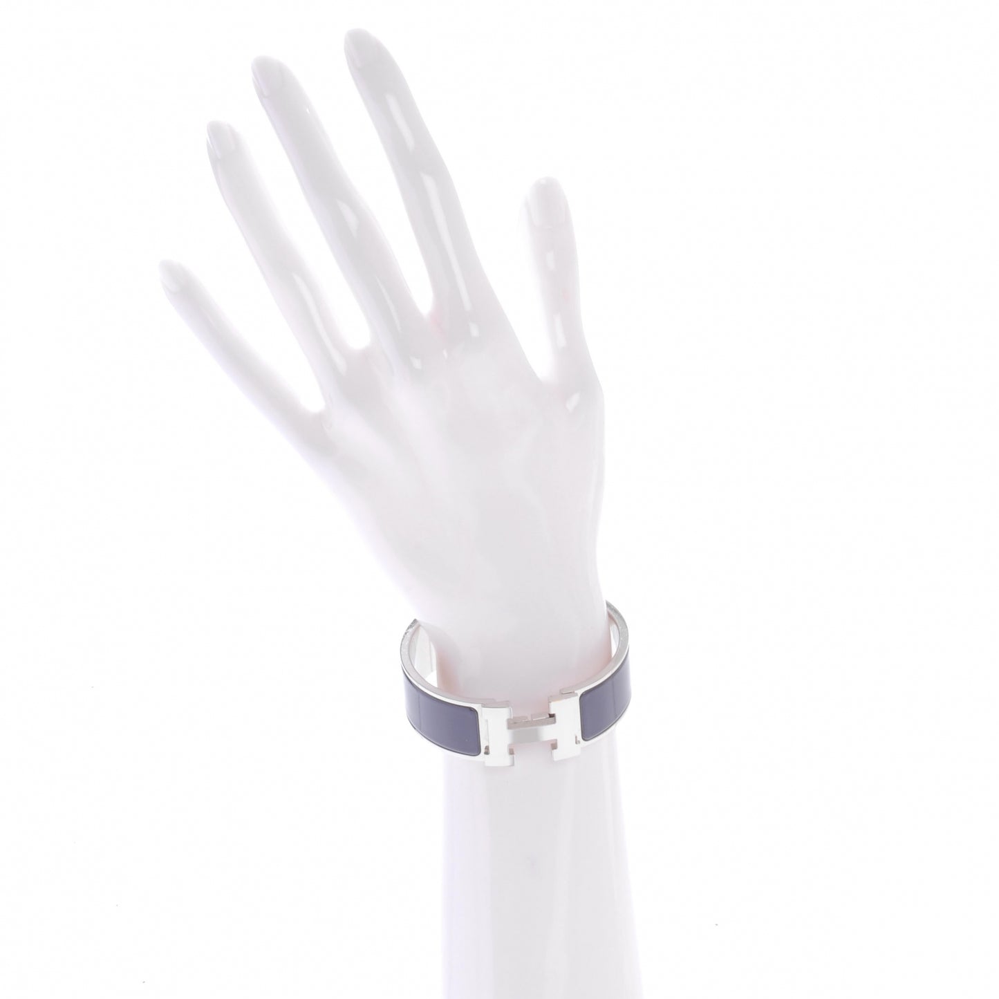Enamel Wide Clic Clac H Bracelet PM Purple