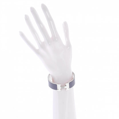 Hermes Enamel Wide Clic Clac H Bracelet PM Purple 2 of 6