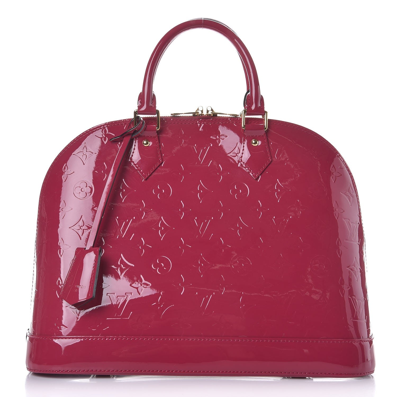 Louis Vuitton Vernis Alma MM Rose Indien 1 of 8