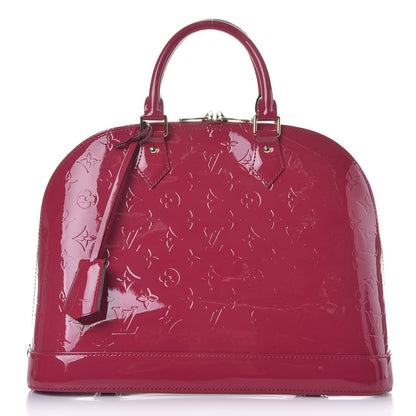 Louis Vuitton Vernis Alma MM Rose Indien 1 of 8