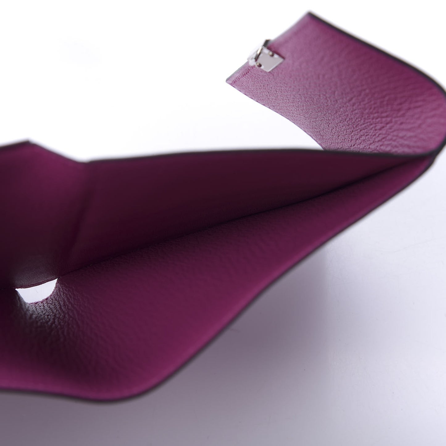 Chevre Mysore Clic 12 Wallet Rose Pourpre