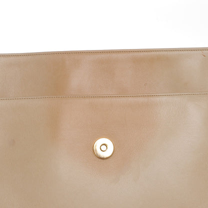 Chanel Lambskin Quilted Tote Beige 11 of 12