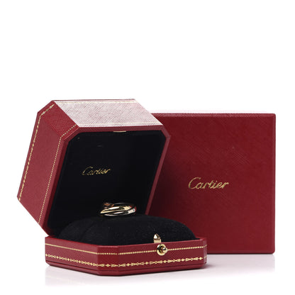 Cartier 18K Pink Yellow White Gold Classic Les Must De Cartier Trinity Ring 54 6.75 5 of 5