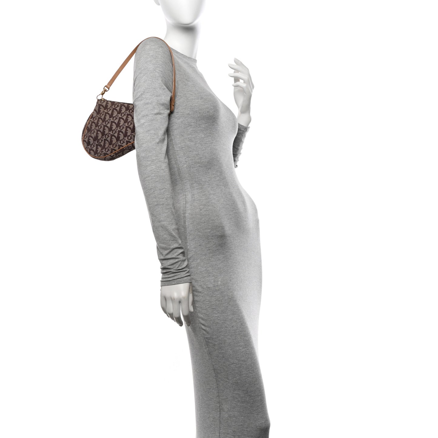 Monogram Mini Saddle Pochette Beige