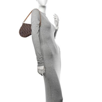 Christian Dior Monogram Mini Saddle Pochette Beige 2 of 15