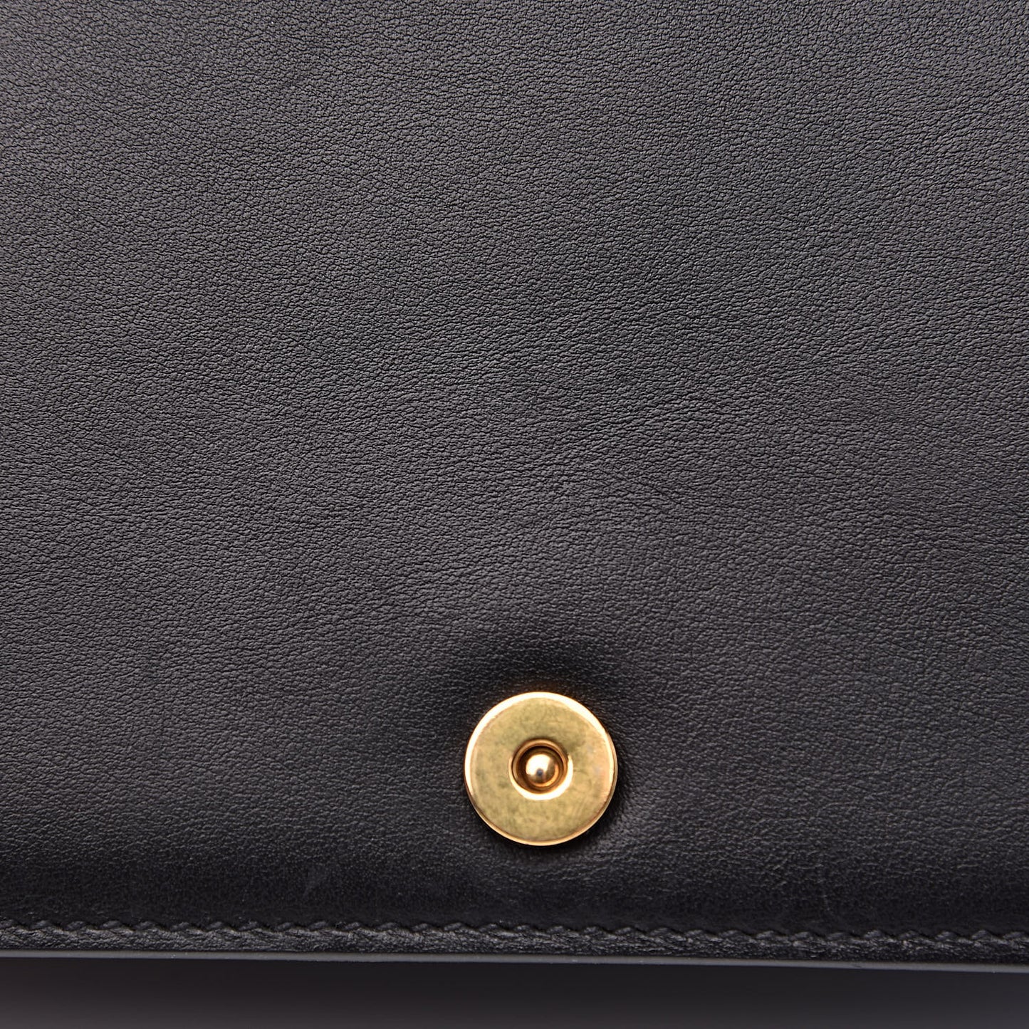 Vitello Antic Soft Pattina Shoulder Bag Black