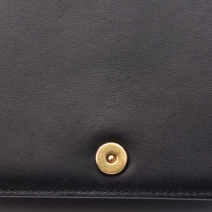 Prada Vitello Antic Soft Pattina Shoulder Bag Black 14 of 14