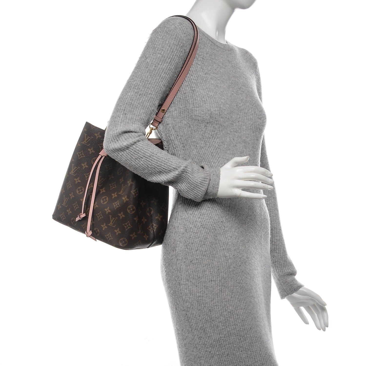 Louis Vuitton Monogram Neonoe MM Rose Poudre 2 of 6