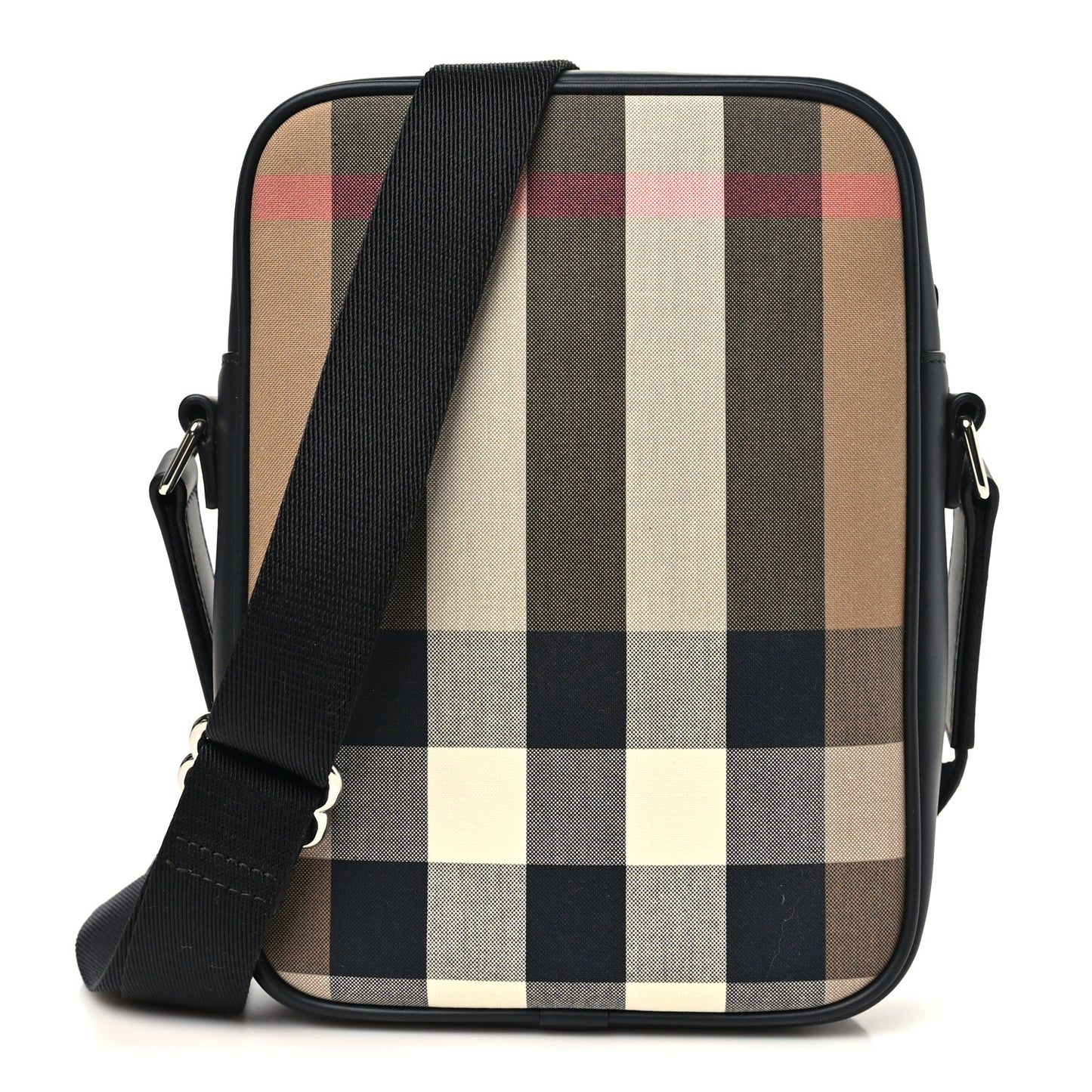 Canvas Super Exploded Check Vertical Paddy Camera Bag Taupe Brown