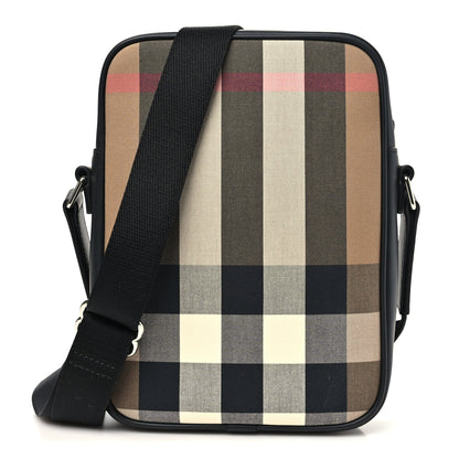 Burberry Canvas Super Exploded Check Vertical Paddy Camera Bag Taupe Brown 1 of 9