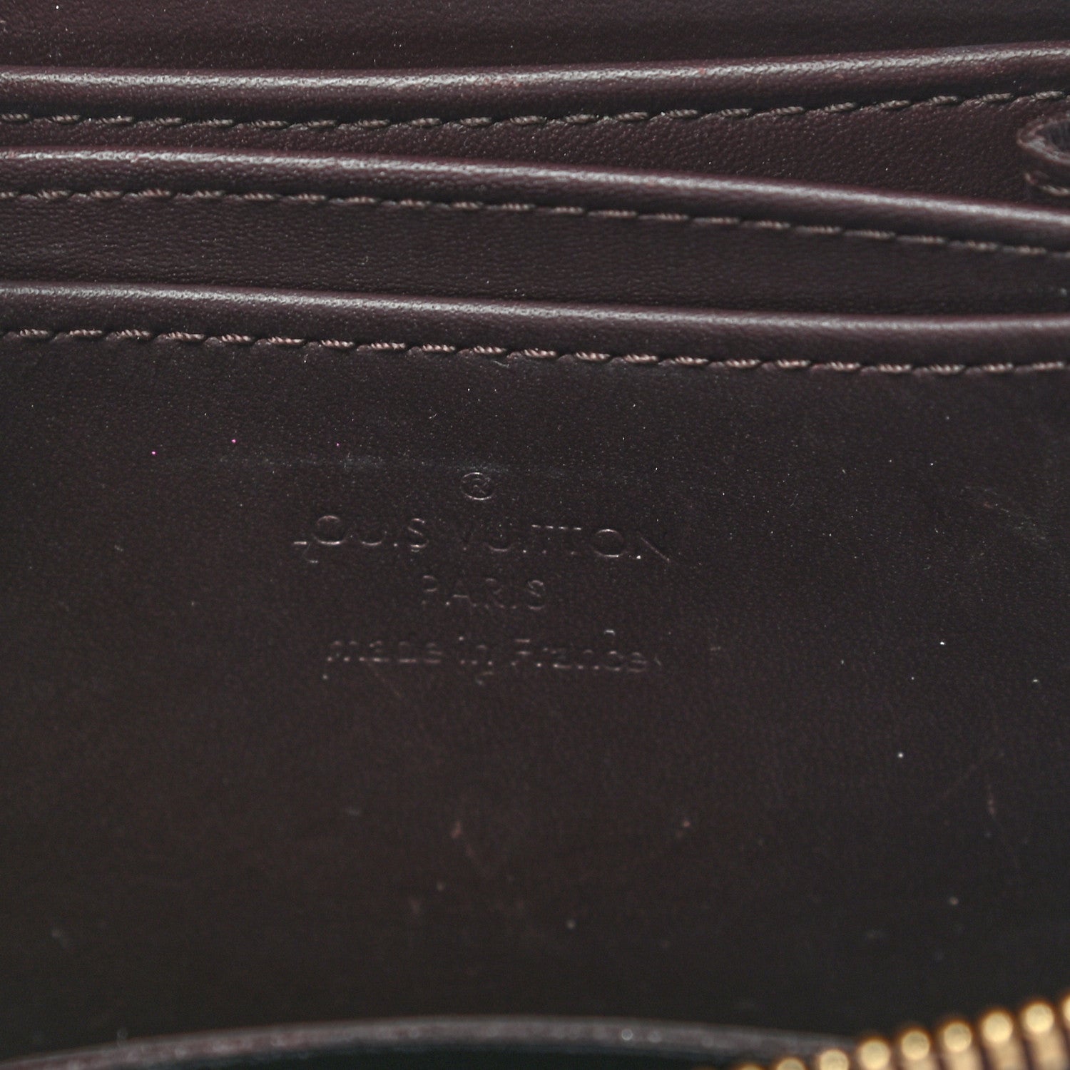 Louis Vuitton Vernis Zippy Coin Purse Wallet Amarante 6 of 9