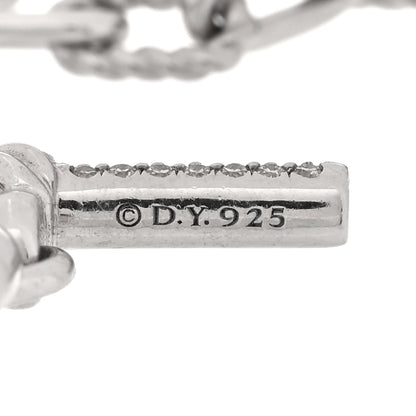 David Yurman Sterling Silver Diamond DY Madison Pave Toggle Chain Bracelet 3 of 3