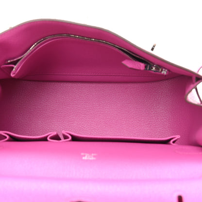 Hermes Taurillon Clemence Jypsiere 28 Magnolia 5 of 10