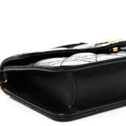 Christian Dior Lambskin Cannage Jolie Mini Bag Black 9 of 10