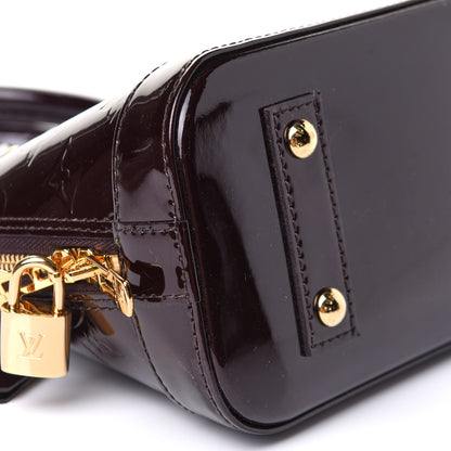 Louis Vuitton Vernis Alma BB Amarante 10 of 13
