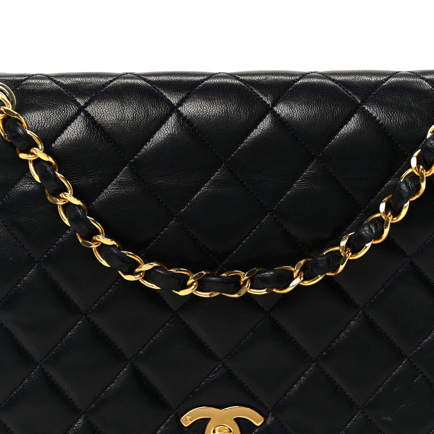Chanel Lambskin Quilted Full Flap Black 9 of 12