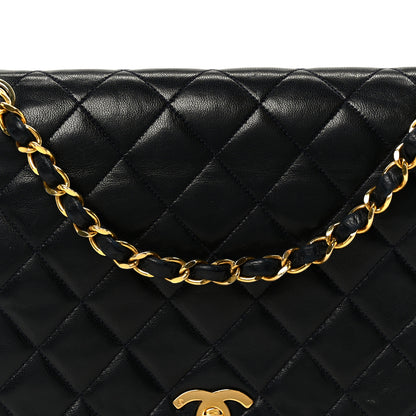 Chanel Lambskin Quilted Full Flap Black 9 of 12
