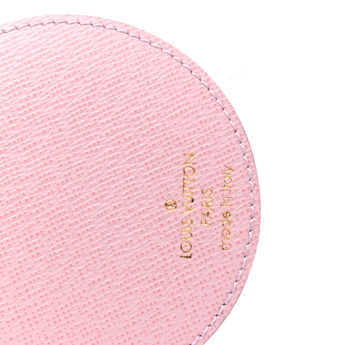 Monogram LV Mirror Bag Charm Key Holder Rose Ballerine