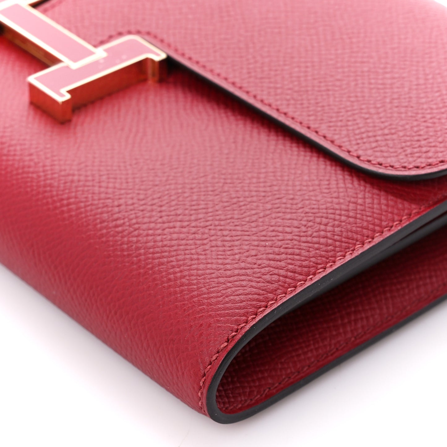 Epsom Constance Long Wallet Rouge Grenat