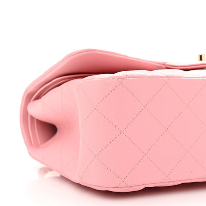 Chanel Caviar Quilted Jumbo Double Flap Pink 8 of 9