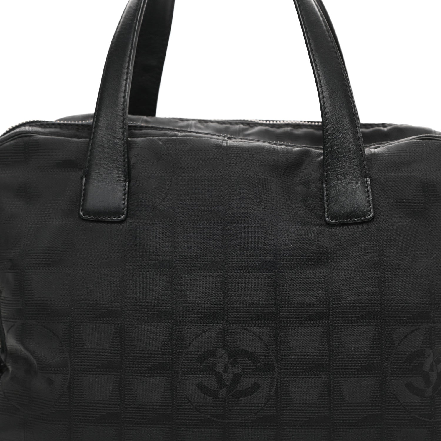 Chanel Nylon Travel Tote Black 8 of 11