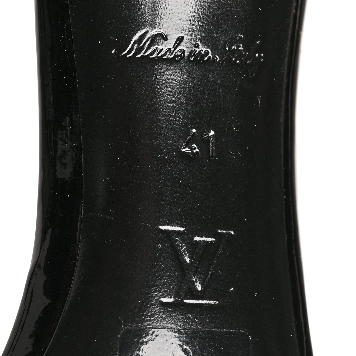 Louis Vuitton Patent Monogram Call Back Sandals 41 Black 7 of 7