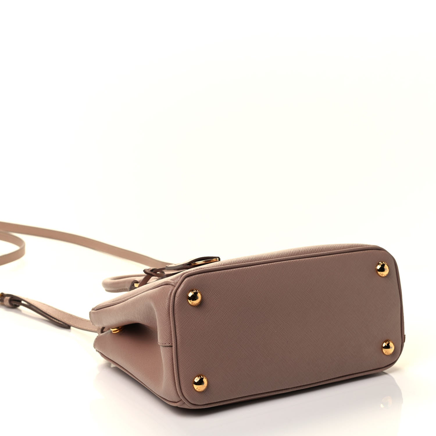 Prada Saffiano Mini Galleria Double Zip Tote Cipria 3 of 4