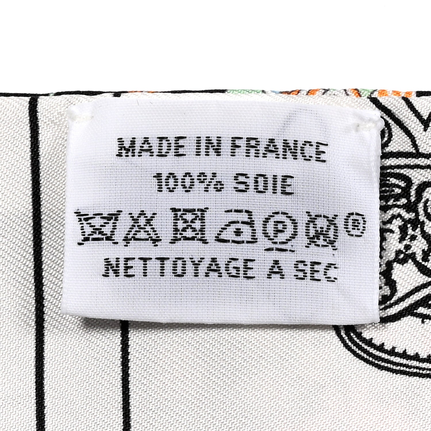 Hermes Silk Brides de Gala en Fleurs Twilly Black Multicolor White 3 of 4
