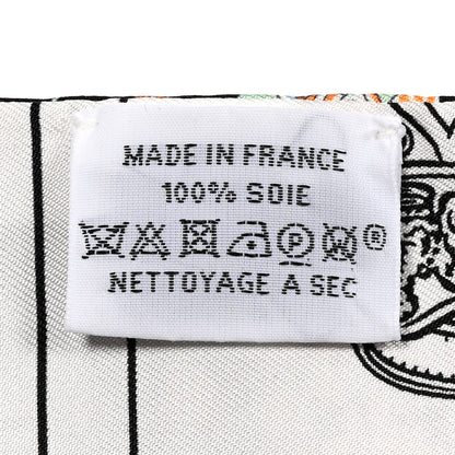 Hermes Silk Brides de Gala en Fleurs Twilly Black Multicolor White 3 of 4