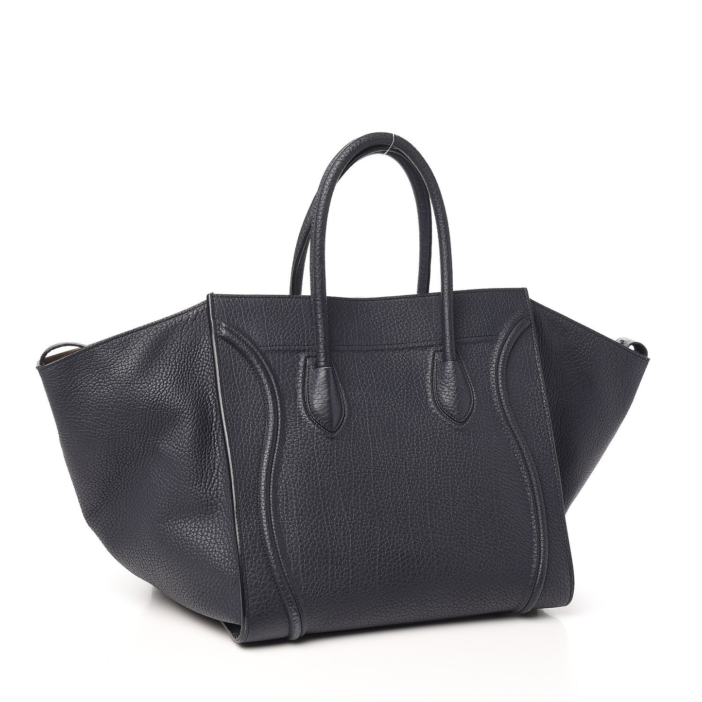 Bullhide Calfskin Medium Phantom Luggage Navy Blue