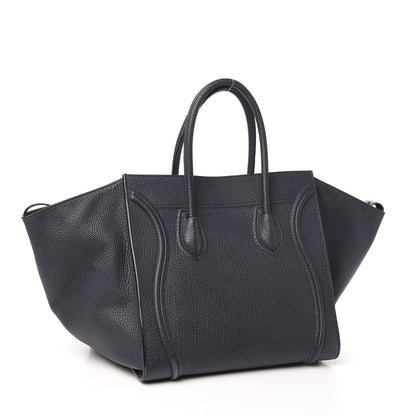 Celine Bullhide Calfskin Medium Phantom Luggage Navy Blue 2 of 15