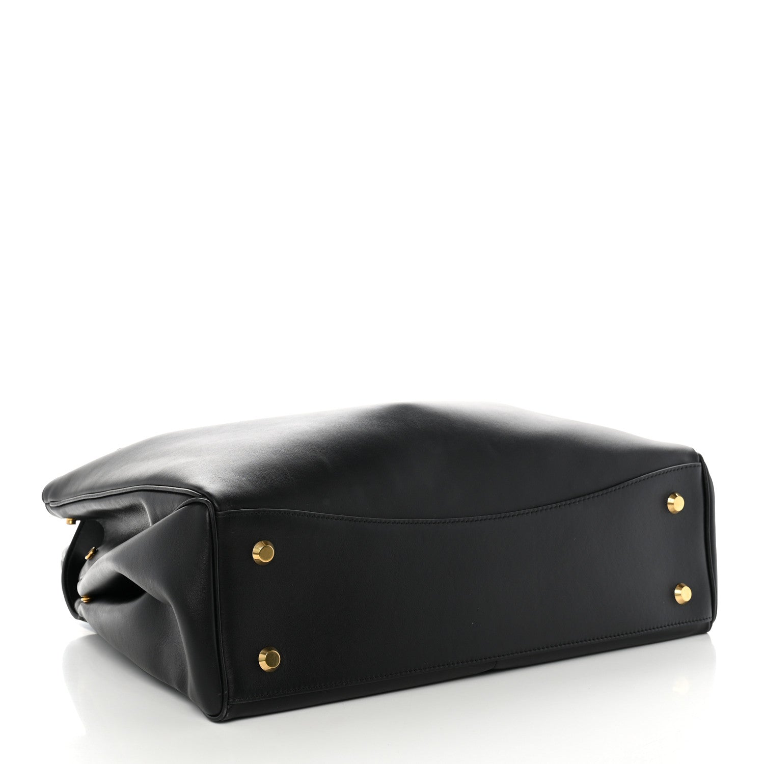 Balenciaga Smooth Calfskin Large Rodeo Top Handle Handbag Black 3 of 9