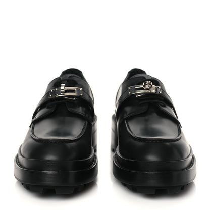 Hermes Glossed Calfskin First Oxford 39 Black 2 of 8