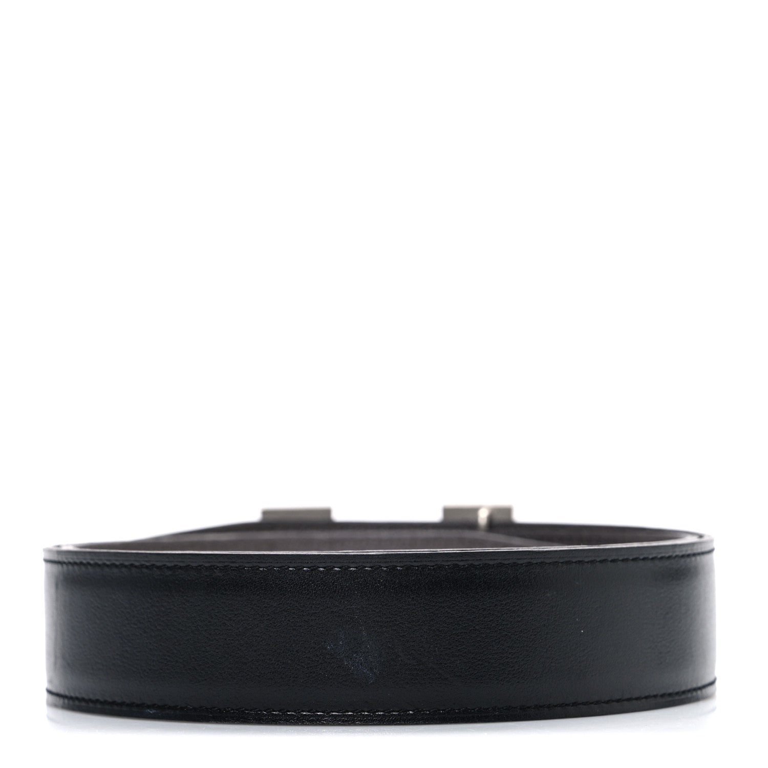 Hermes Box Togo 32mm H Belt 80 32 Black Etain 2 of 5
