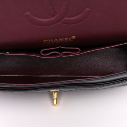 Chanel Lambskin Quilted Medium Double Flap Black 5 of 13