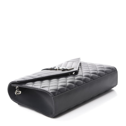Saint Laurent Grain De Poudre Textured Mixed Matelasse Medium Triquilt Monogram Satchel Dark Smoke 4 of 10
