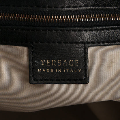 Versace Nappa Quilted Tote Black 6 of 6