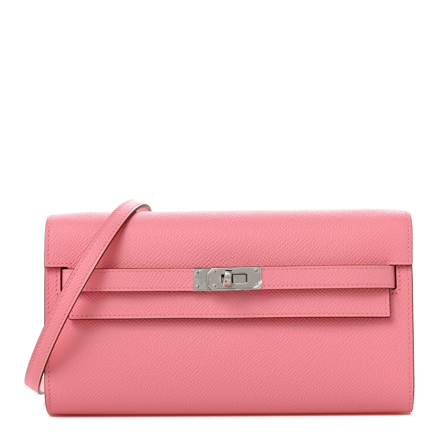 Hermes Epsom Kelly Wallet To Go Rose Confetti 1 of 8