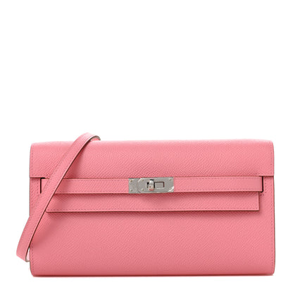 Hermes Epsom Kelly Wallet To Go Rose Confetti 1 of 8