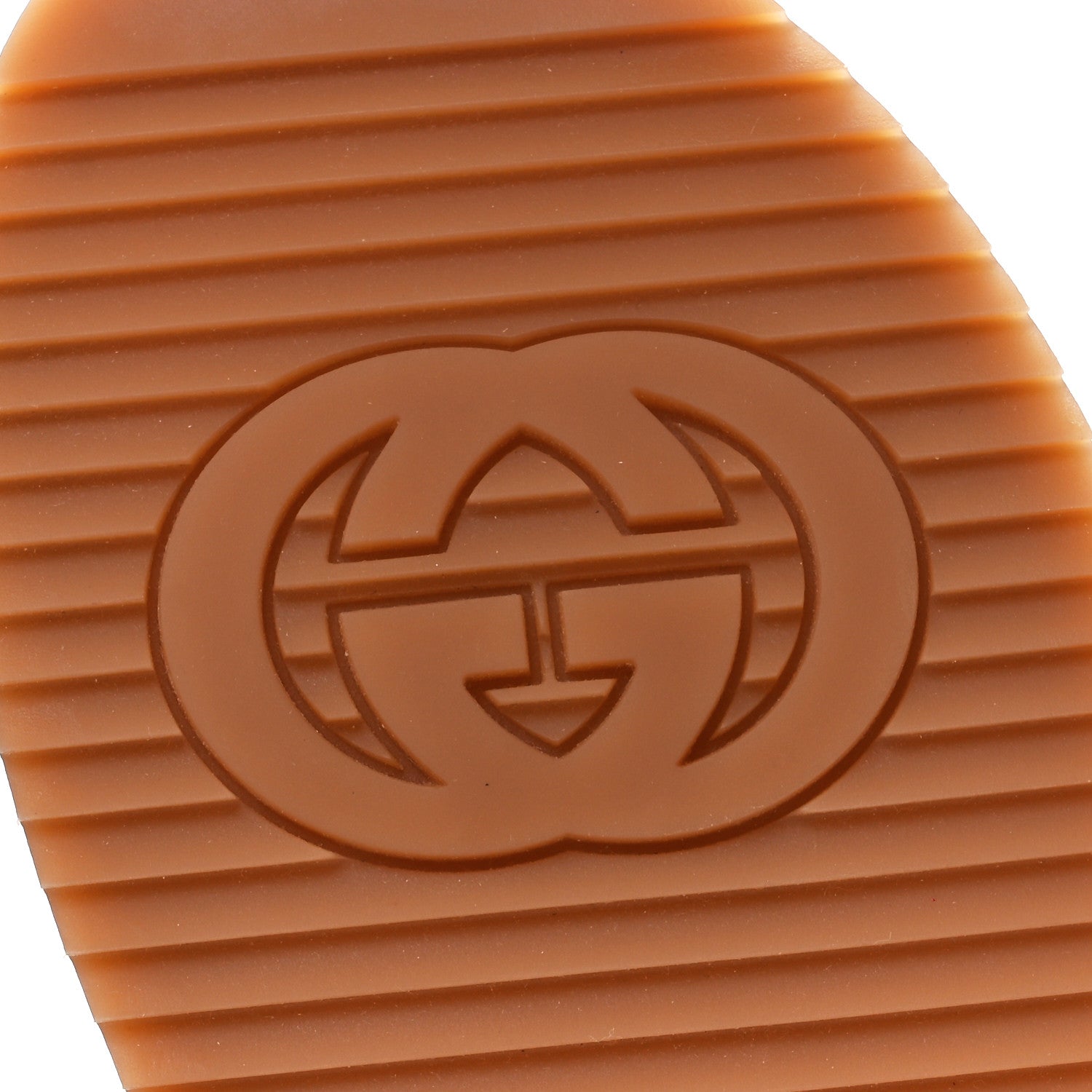 Gucci Canvas GG Monogram Angelina Platform Slide Sandals 37.5 Beige Ruggine 7 of 13