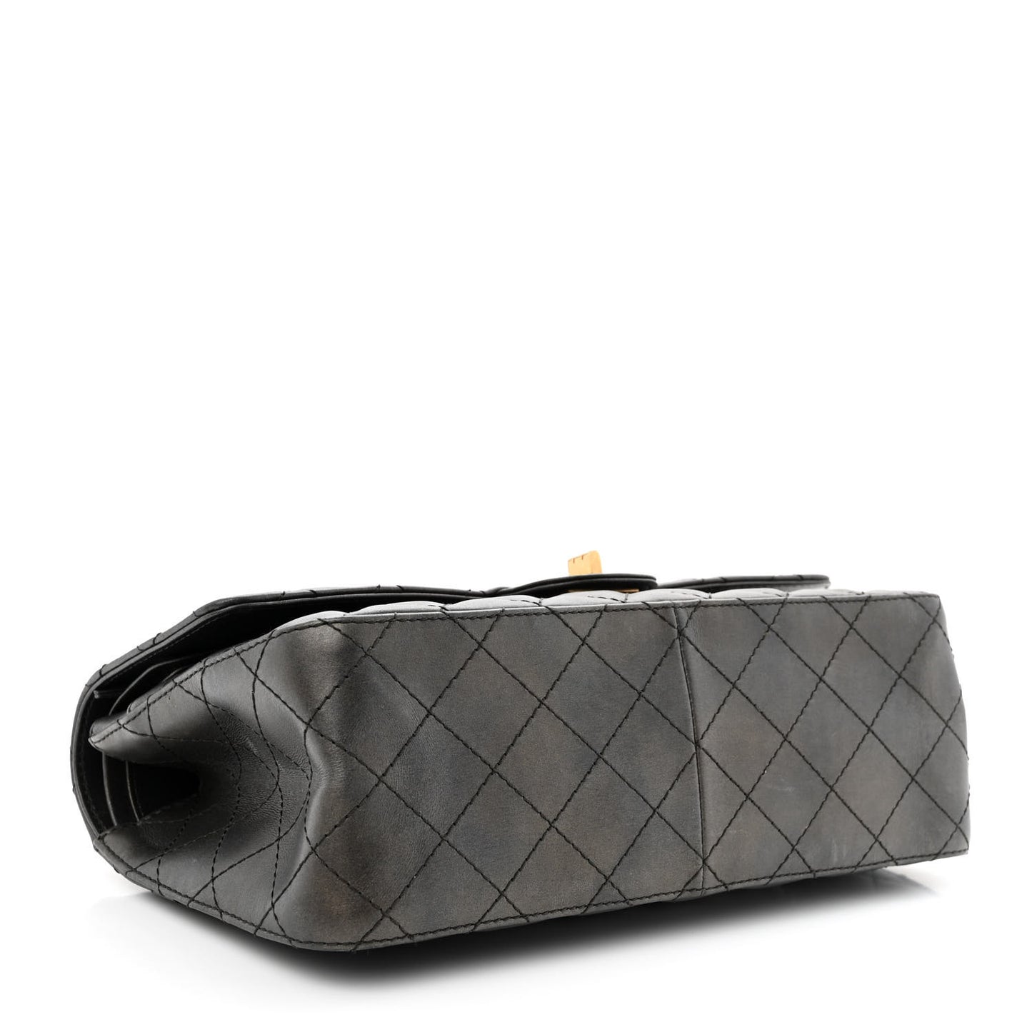 Metallic Calfskin Quilted 2.55 Reissue 226 Flap Charcoal