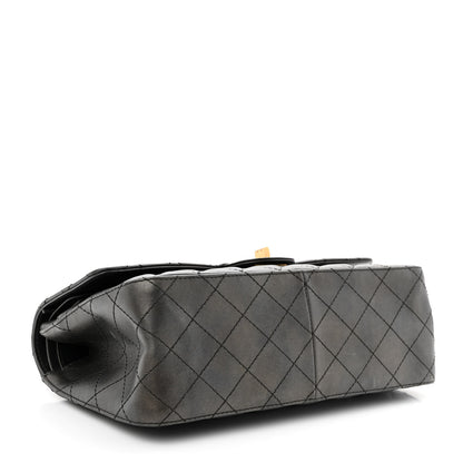 Chanel Metallic Calfskin Quilted 2.55 Reissue 226 Flap Charcoal 4 of 13