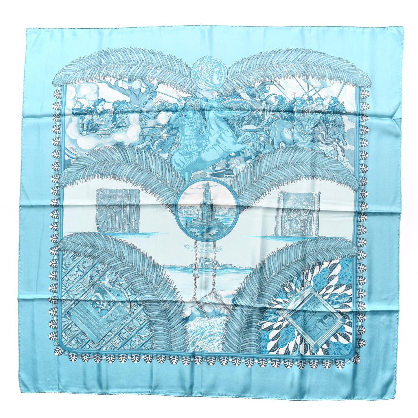 Silk Gloire d’Alexandre Scarf 90