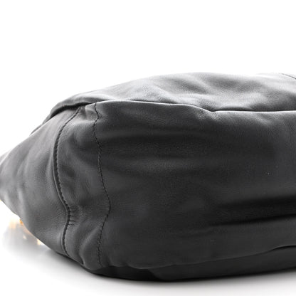 Prada Soft Calf Hobo Black 10 of 13