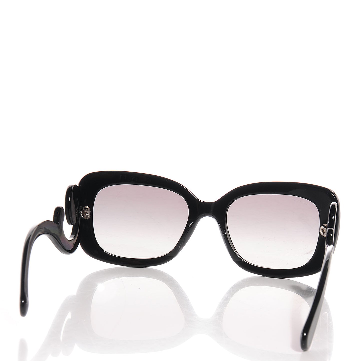 Acetate Baroque Sunglasses SPR 27O Black