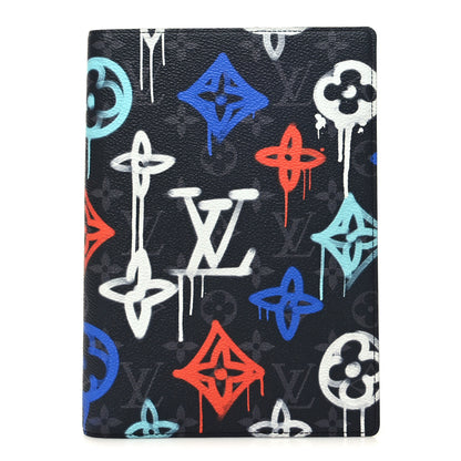 Louis Vuitton Monogram Eclipse LV Graffiti Auguste Notebook Cover Multicolor 1 of 9