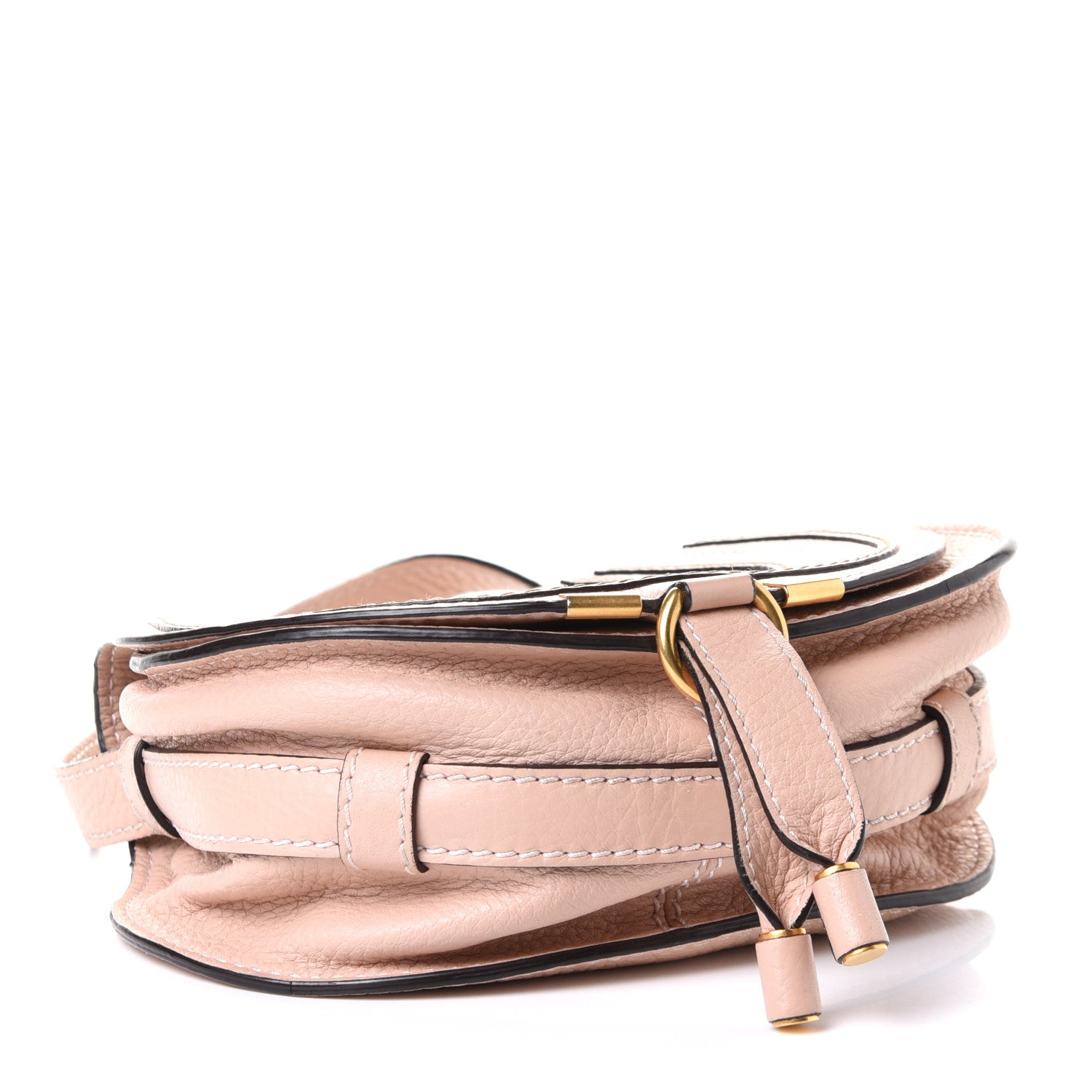 Chloe Calfskin Mini Marcie Round Crossbody Bag Blush Nude 6 of 8